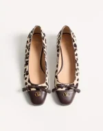 Valentino Valet Du Roi Ballerina In Pony-Effect Calfskin 25Mm - Image 5